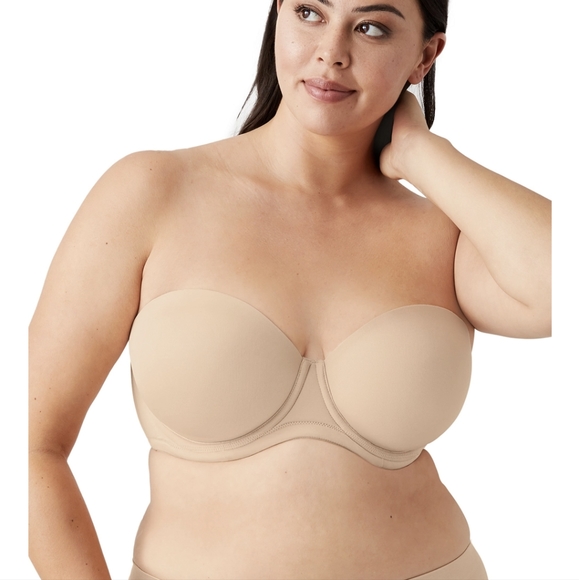 Wacoal Red Carpet Strapless Underwire Bra Shade Sand Style 854119 Size 32G - Picture 14 of 14
